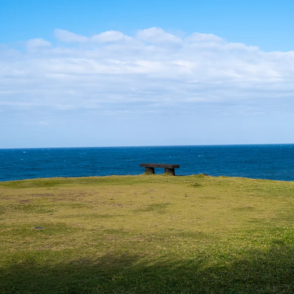 Steinbank am Meer, La marine Saint-Benoit auf La Réunion